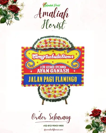 Sewa Papan Bunga Bagok